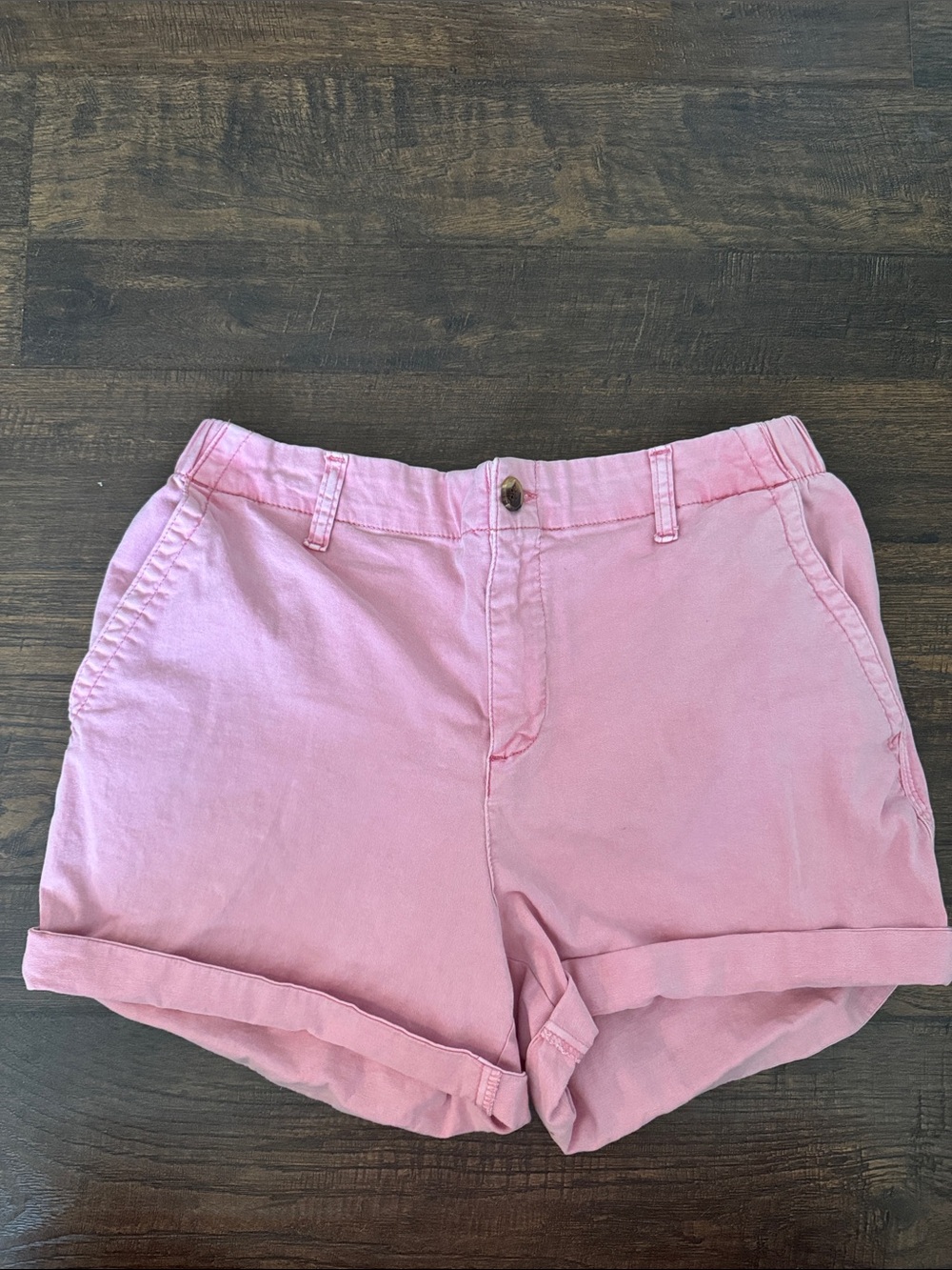 Old Navy Pink Rolled-Hem Shorts